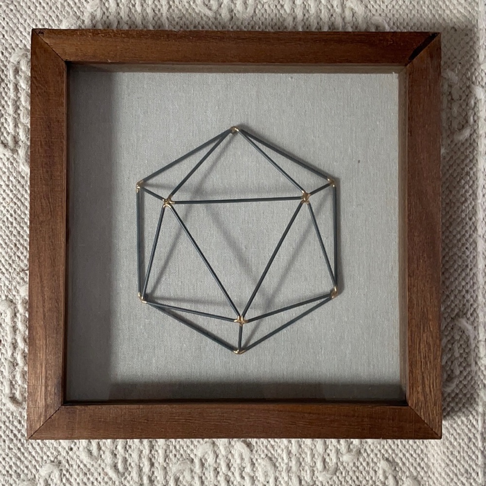 Threshold Wire Hexagon Decor